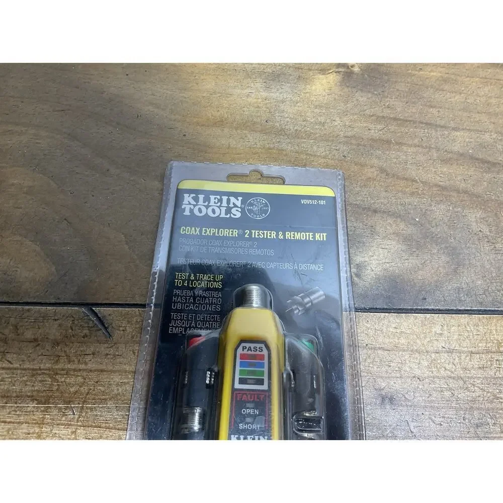 Klein Tools VDV512-101 Coax Explorer 2 Tester & Remote Kit